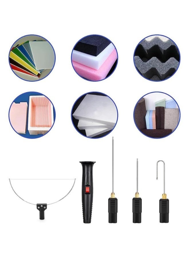 WALALLA 28W Hot Wire Foam Cutter Kit with Digital Thermostat - 10Pcs Electric Cutting Pen, 4 Interchangeable Tips for Precision Styrofoam & Foam Board Carving (100-240V) - Image 2